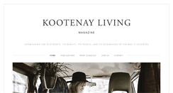 Desktop Screenshot of kootenayliving.com